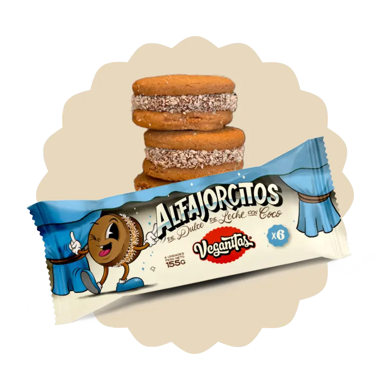 alfajorcitos rellenos de de dulce de leche y coco